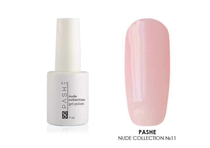 PASHE, гель-лак камуфлирующий Nude Collection (№11), 9 мл