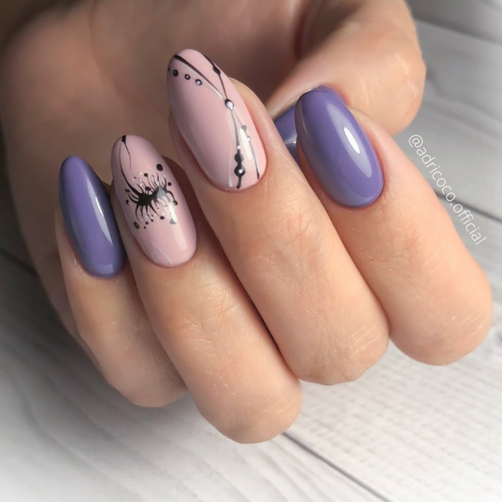 Дизайн ногтей. Товар: Adricoco, набор №37 гель-лаков (5 оттенков по 8 мл)