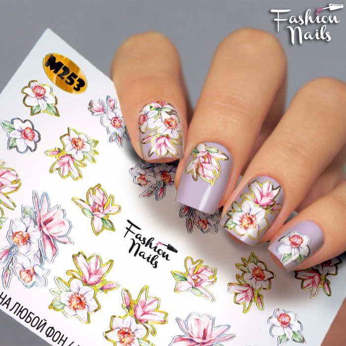 Fashion Nails, слайдер-дизайн "Metallic" №253 Fashion Nails, слайдер-дизайн "Metallic" №253
