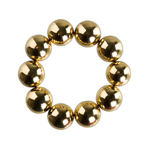 Irisk, набор магнитных шариков для дизайна Кошачий глаз (золото), 10 шт