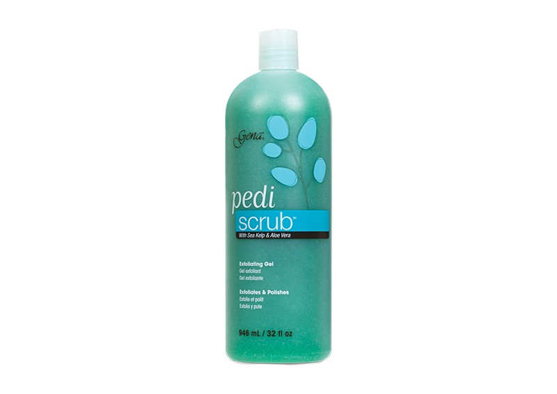 Gena, Pedi scrub gel - скраб для педикюра с экстрактами морских водорослей, 946 мл