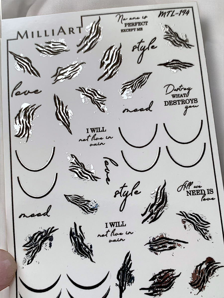 Anna Tkacheva, слайдер-дизайн MilliArt металлик MTL-194 Anna Tkacheva, слайдер-дизайн MilliArt металлик MTL-194