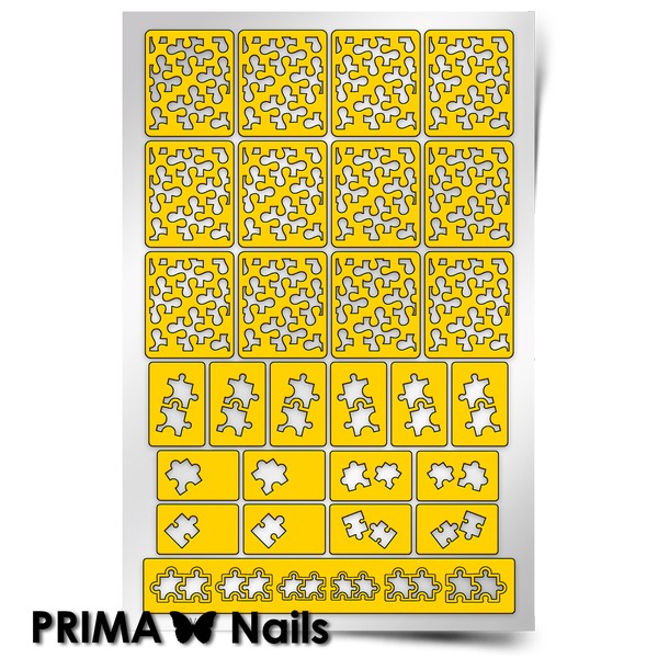 PrimaNails, Трафарет для дизайна ногтей (Пазл)