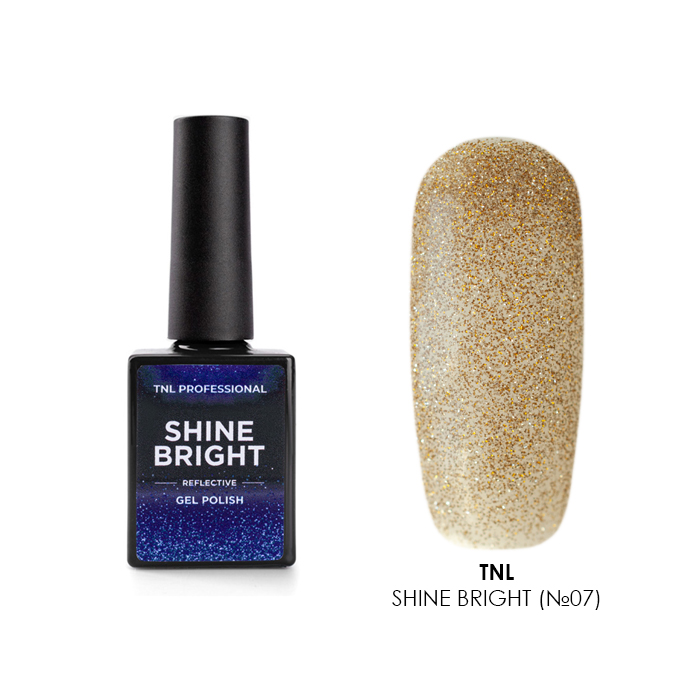 TNL, гель-лак светоотражающий Shine bright (№07), 10 мл TNL, гель-лак светоотражающий Shine bright (№07), 10 мл