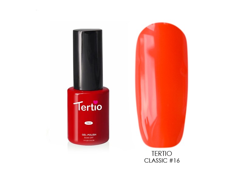 Tertio, гель-лак "Classic Eco line" (№016), 10 мл