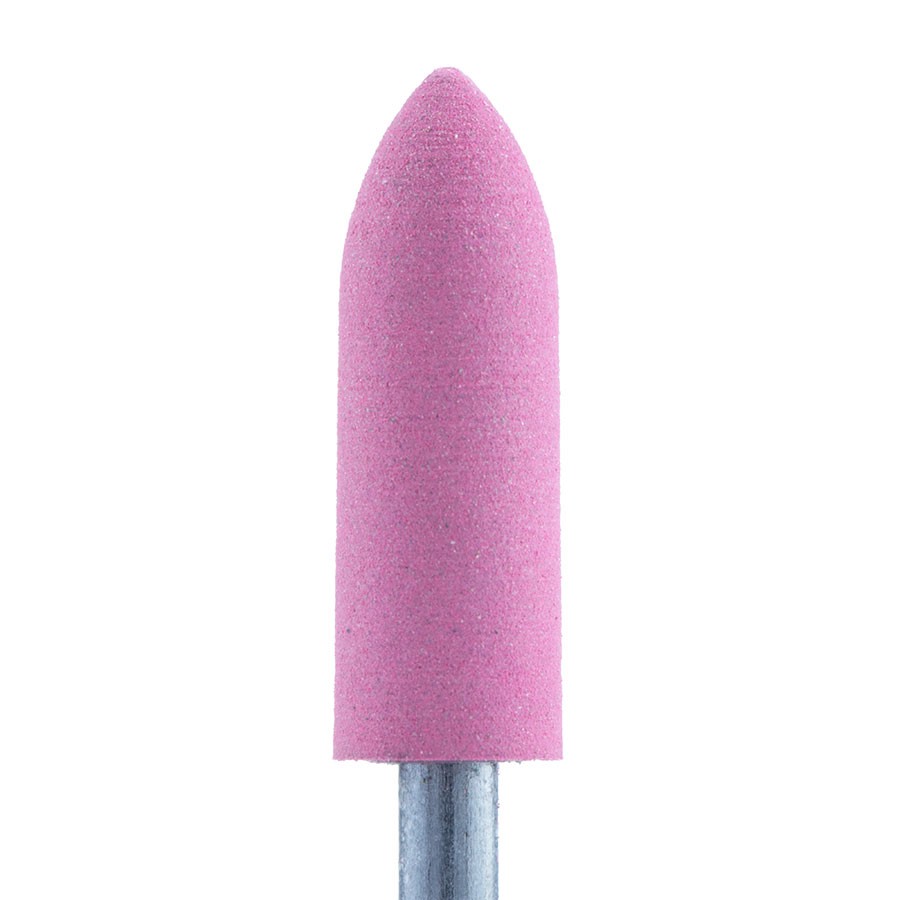 Кристалл, полир силикон-карбидный №205 (конус, 5 мм, тонкий, розовый)