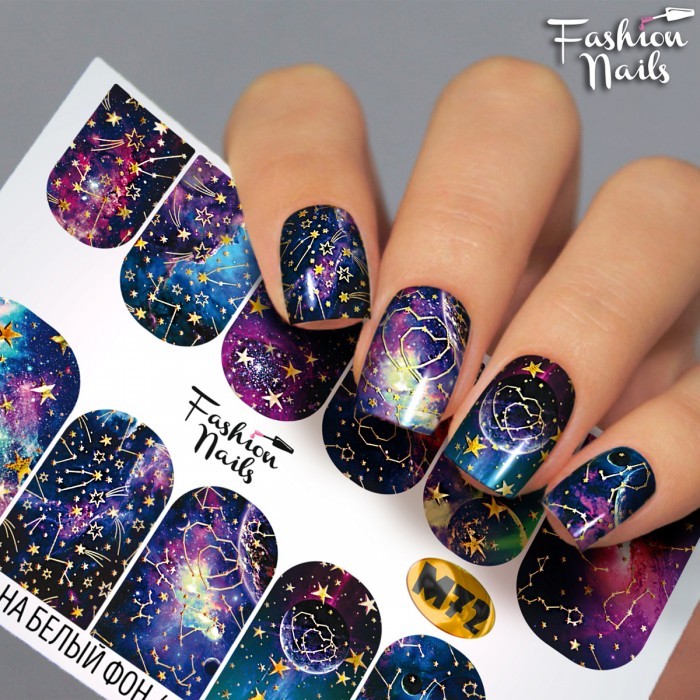 Fashion Nails, слайдер-дизайн "Metallic" №72