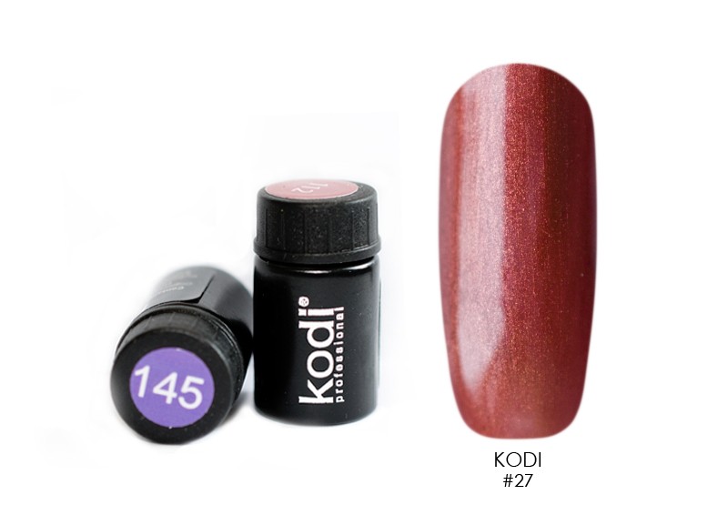 Kodi, цветная гель-краска биогель с липким слоем (№27), 4 мл