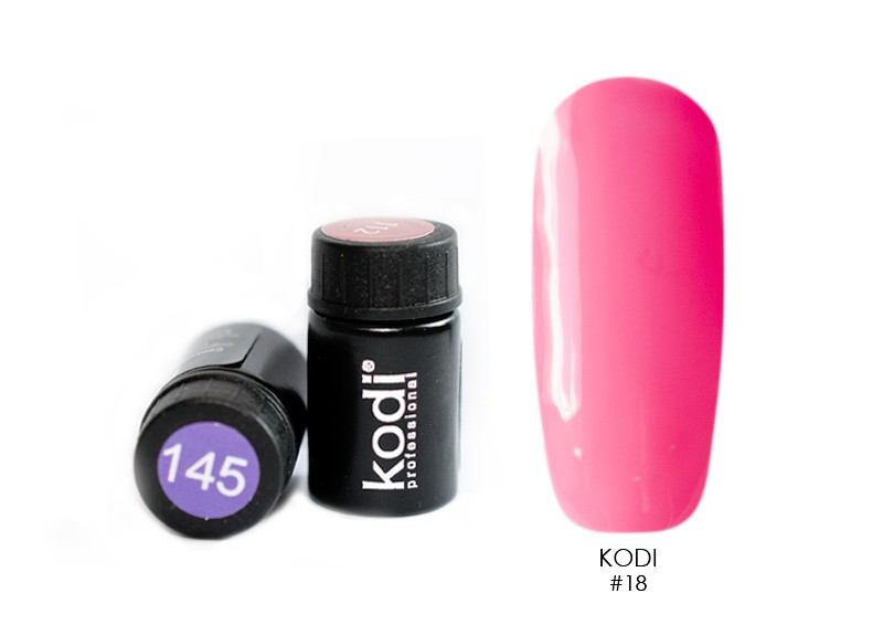 Kodi, цветная гель-краска биогель с липким слоем (№18), 4 мл