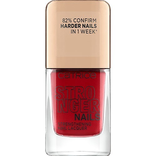Catrice, STRONGER NAILS STRENGTHENING NAIL LACQUER - лак для ногтей (08 Solid Red)