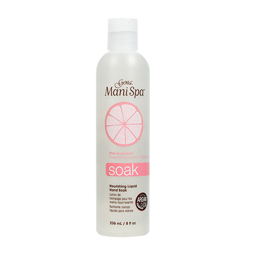 Gena, Liquid soak - очищающее замачивание для рук с аргановым маслом, 236 мл