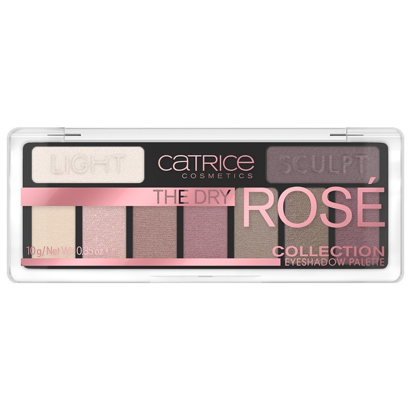 Catrice, The Dry Rosé Collection Eyeshadow Palette - тени для век 9 в 1