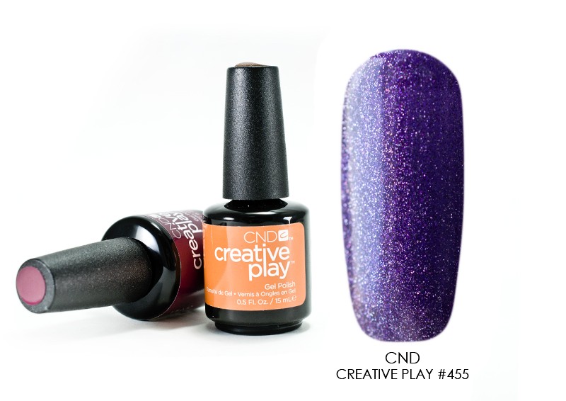 CND Creative Play Gel, гель-лак (№455 Miss Purplelarity), 15 мл
