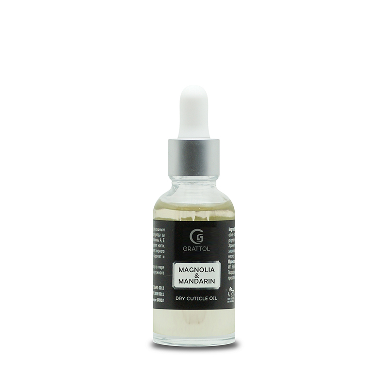Grattol Premium, Dry cuticle oil - сухое масло для кутикулы "Магнолия и мандарин", 15 мл