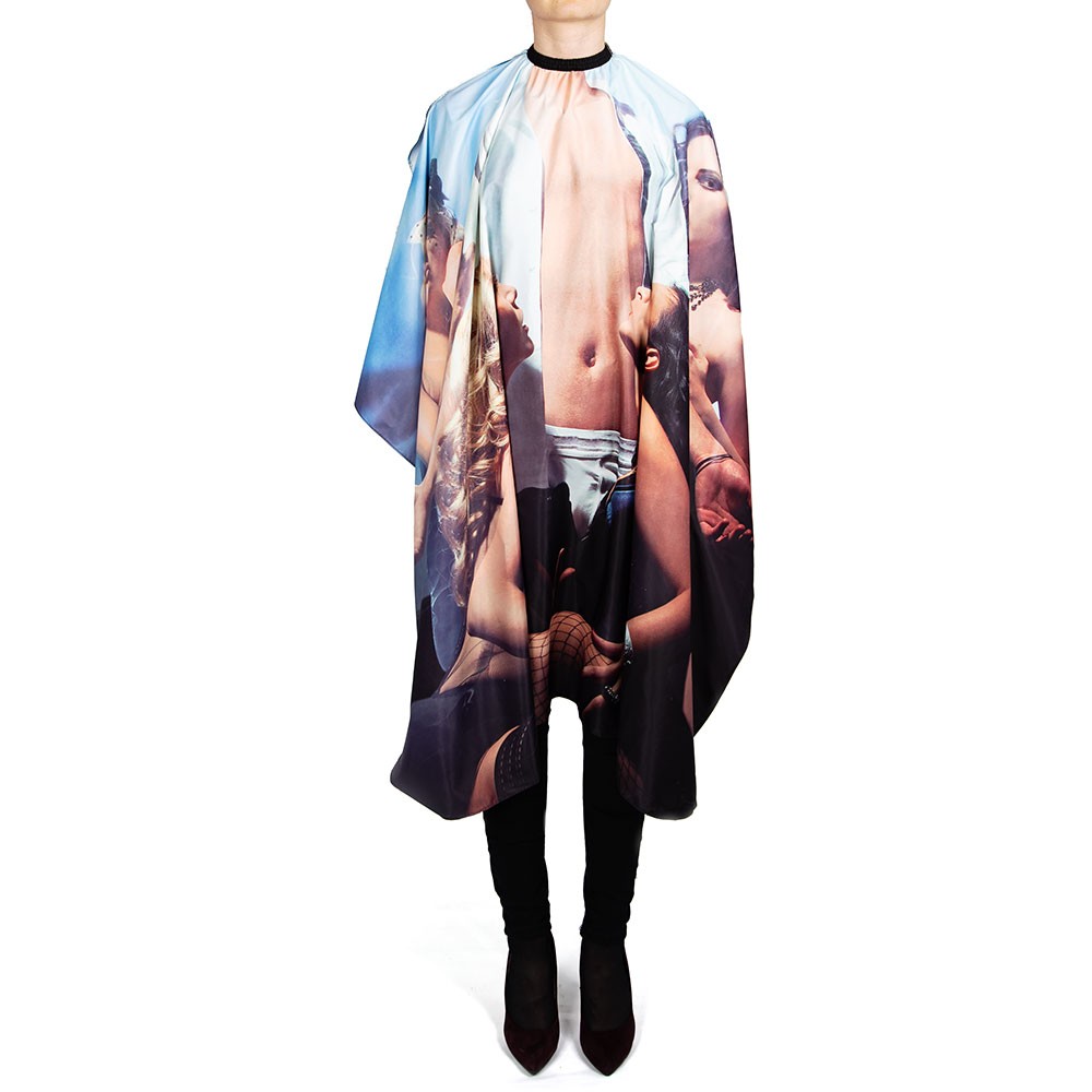 Tnl, пеньюар парикмахера "Playboy" разноцветный (100 см.)