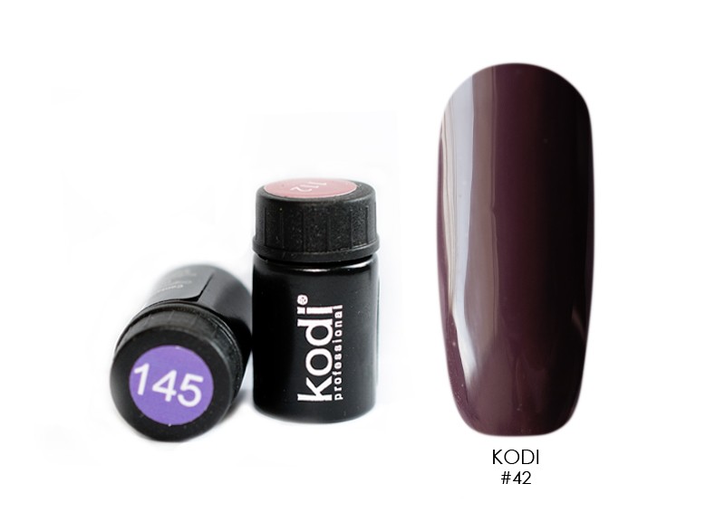 Kodi, цветная гель-краска биогель с липким слоем (№42), 4 мл