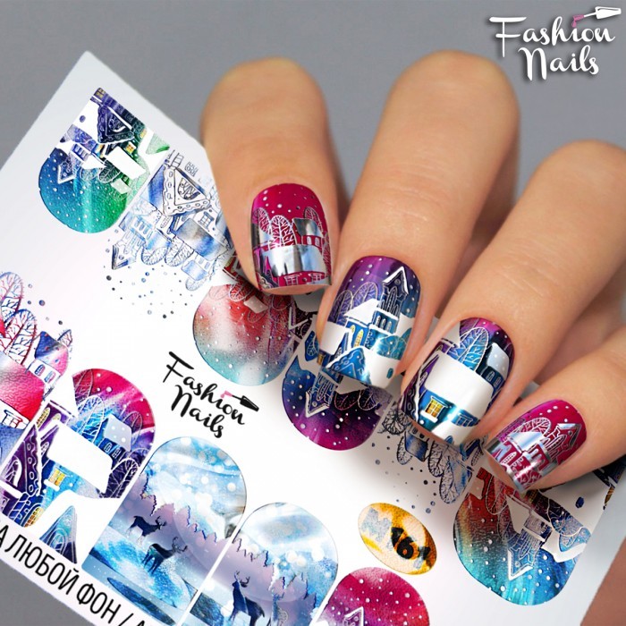Fashion Nails, слайдер-дизайн "Metallic" №161