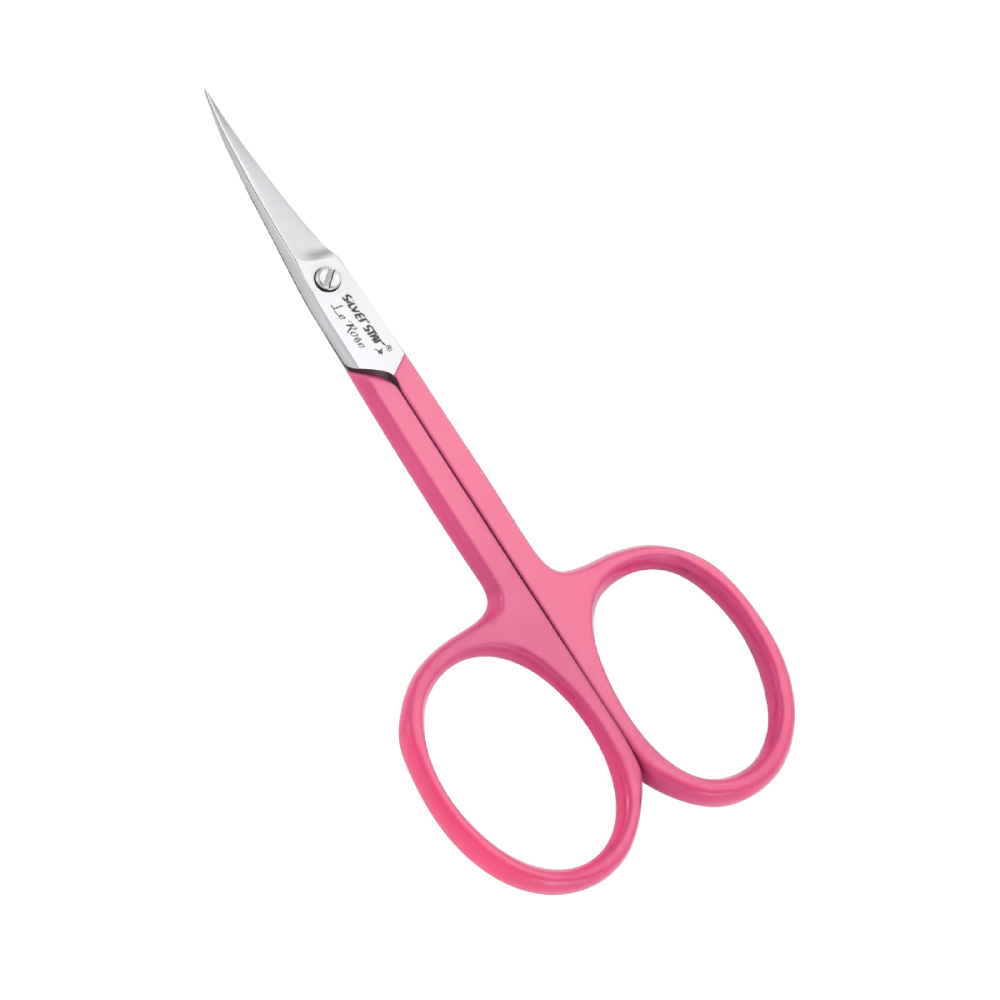 Silver Star, ножницы для кутикулы НСС 4 PINK Le Rose (классическая форма, розовые)