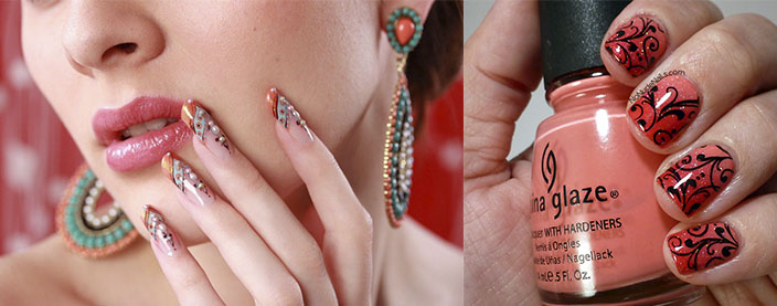 Красота восточного маникюра - ногти в стиле гирих, ислими и арабески