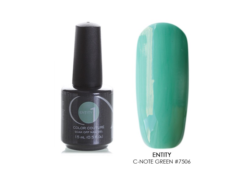 Entity One Color Couture, гель-лак (C-Note Green №7506), 15 мл