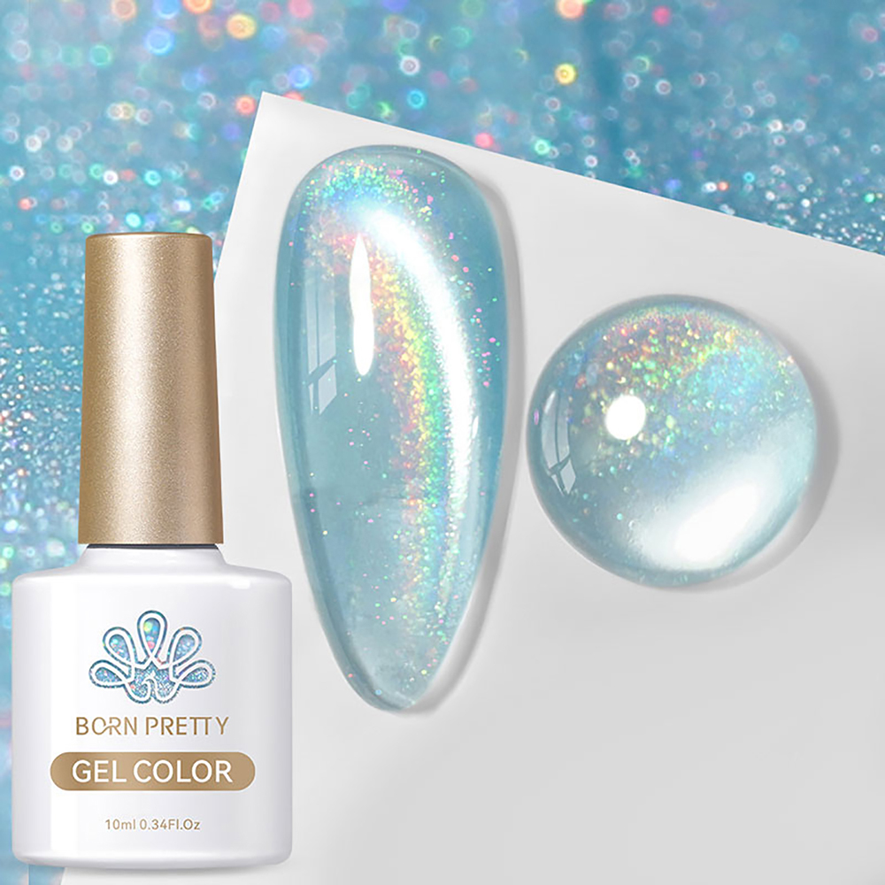 Born Pretty, Rainbow Water Light Cat Magnetic Gel - гель-лак "кошачий глаз" RW-05, 10 мл