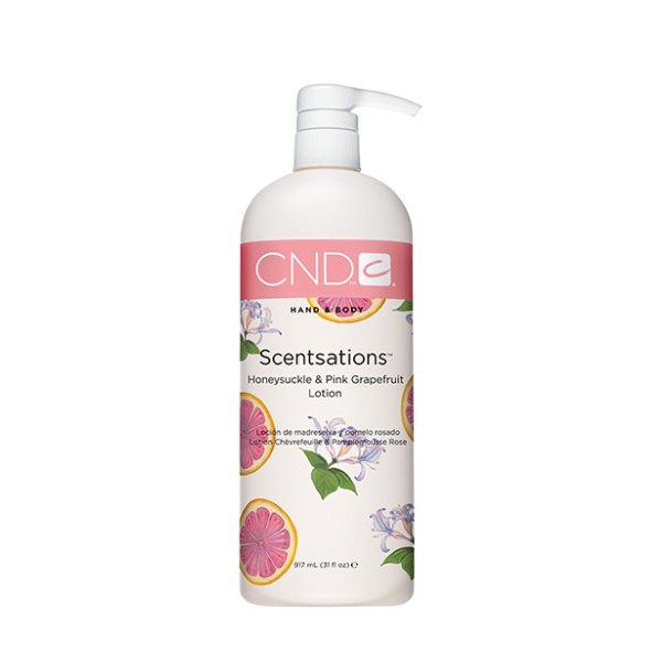 CND, лосьон для рук и тела (Honeysuckle & Pink Grapefruit), 916 мл