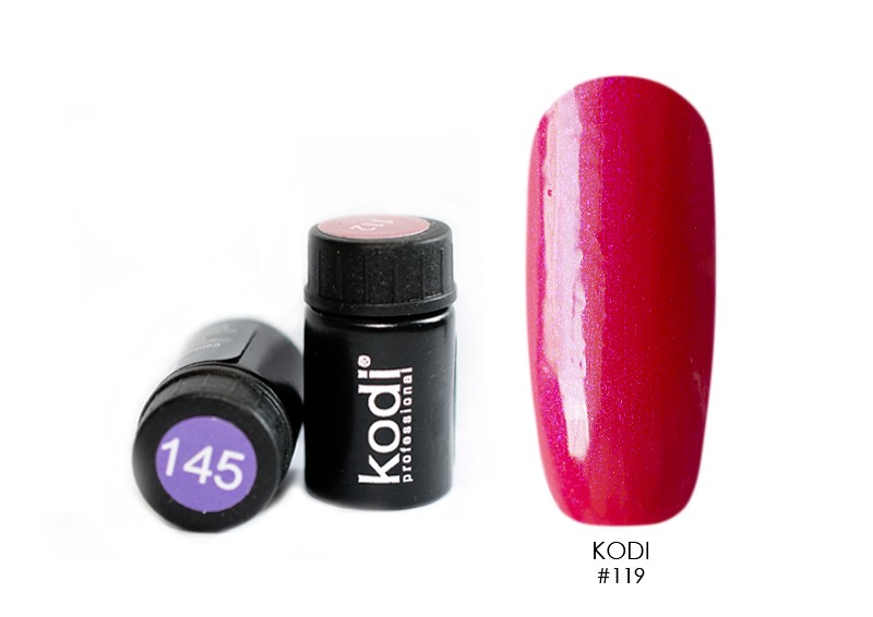 Kodi, цветная гель-краска биогель без липкого слоя (№119), 4 мл