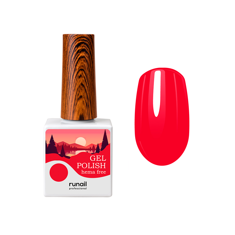 RuNail, Hema free - гипоаллергенный гель-лак №9893, 10 мл