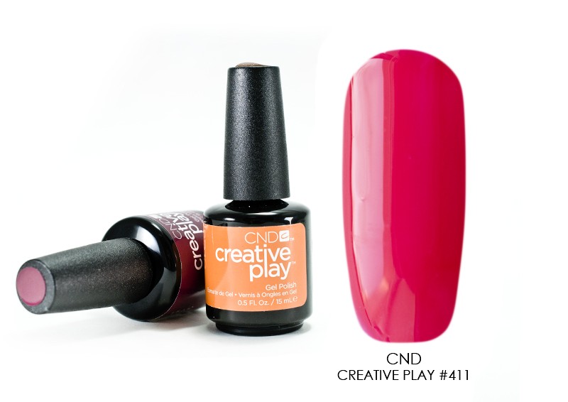CND Creative Play Gel, гель-лак (№411 Well Red), 15 мл
