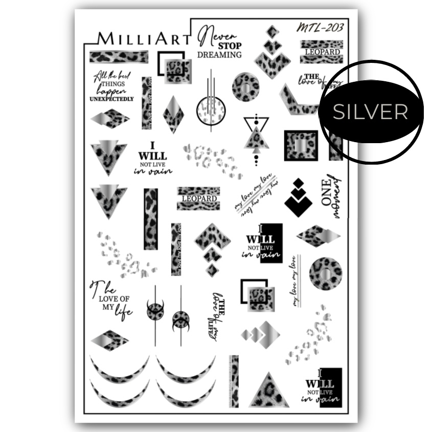 Anna Tkacheva, слайдер-дизайн MilliArt металлик MTL-203 Anna Tkacheva, слайдер-дизайн MilliArt металлик MTL-203