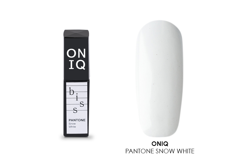 ONIQ, PANTONE гель-лак (Snow white), 6 мл