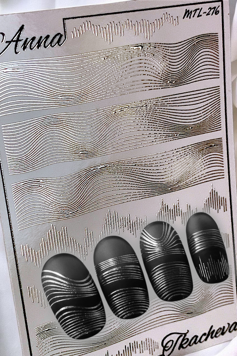 Anna Tkacheva, слайдер-дизайн MilliArt металлик MTL-276