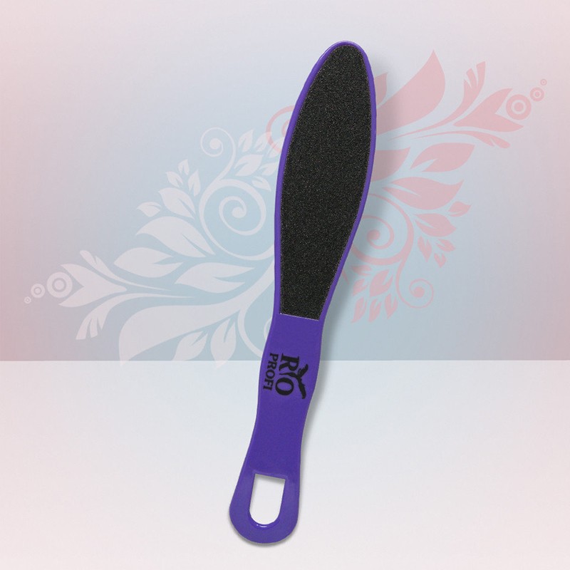 Rio Profi, терка для ног фигурная (фиолетовая ручка)