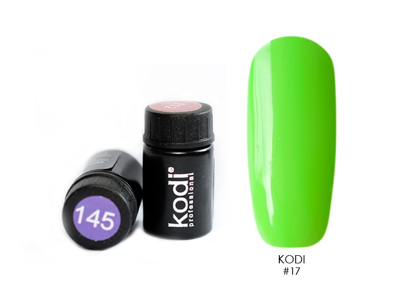 Kodi, цветная гель-краска биогель с липким слоем (№17), 10 мл
