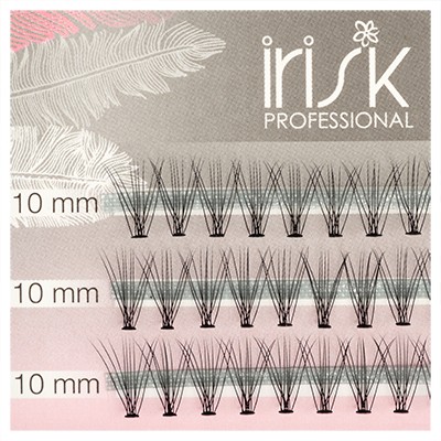 Irisk, пучки безузелковые 10 волосков (10мм)