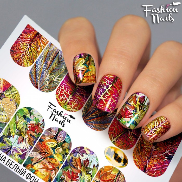 Fashion Nails, слайдер-дизайн "Metallic" №143
