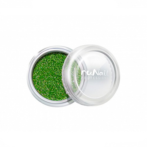 RuNail, зеркальная пыль (зеленый)