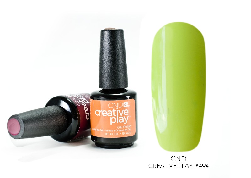 CND Creative Play Gel, гель-лак (№494 Carou-Celery), 15 мл