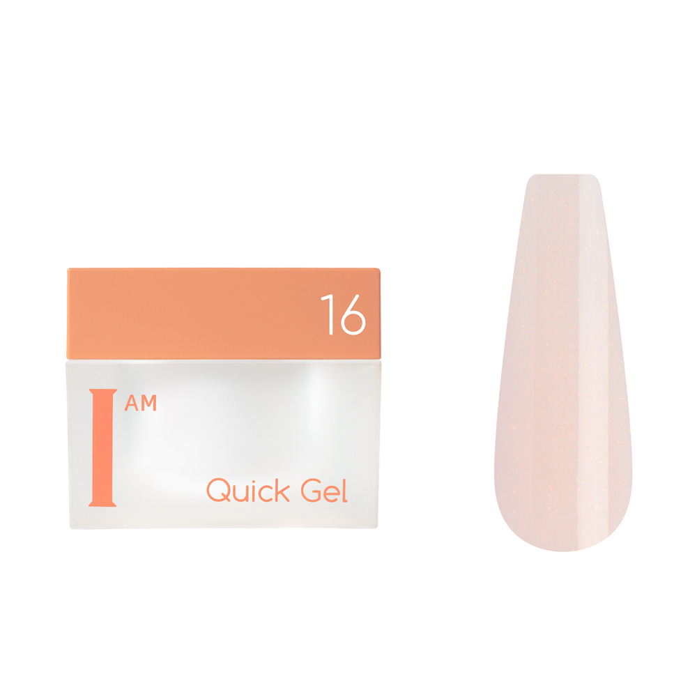I am, Quick Gel - скоростной жидкий гель №16, 12 мл