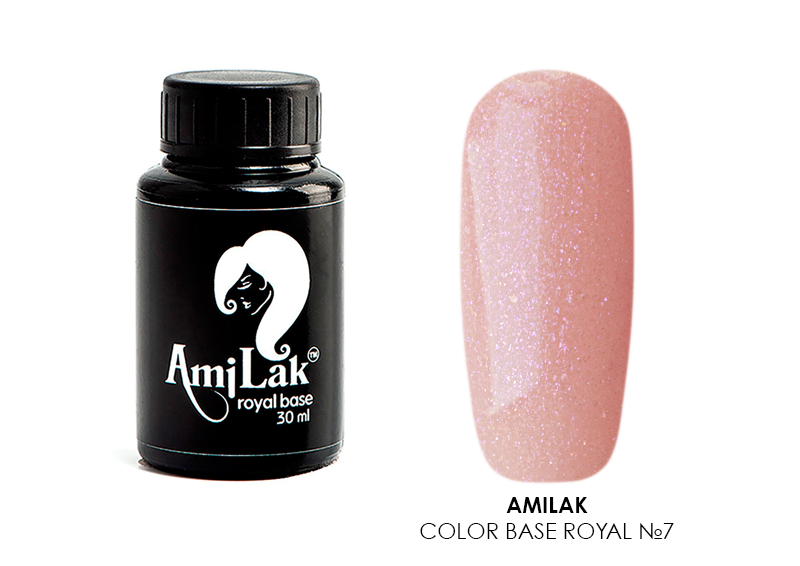 AmiLak, Color Base Royal — база каучуковая камуфлирующая (№7), 30 мл