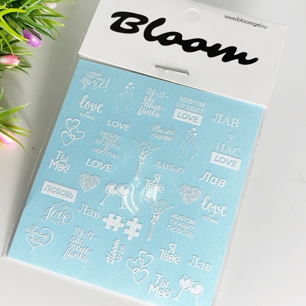 Bloom, слайдер-дизайн W28
