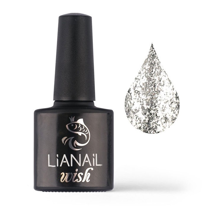 Lianail, гель-лак Wish (Silver shine), 10 мл