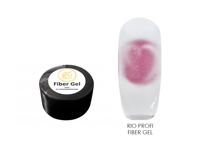 Rio Profi, Fiber Gel - прозрачный гель со стекловолокном, 7 гр