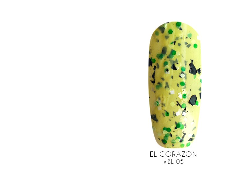 El Corazon, лак для ногтей Kaleidoscope (BL-05), 15 мл