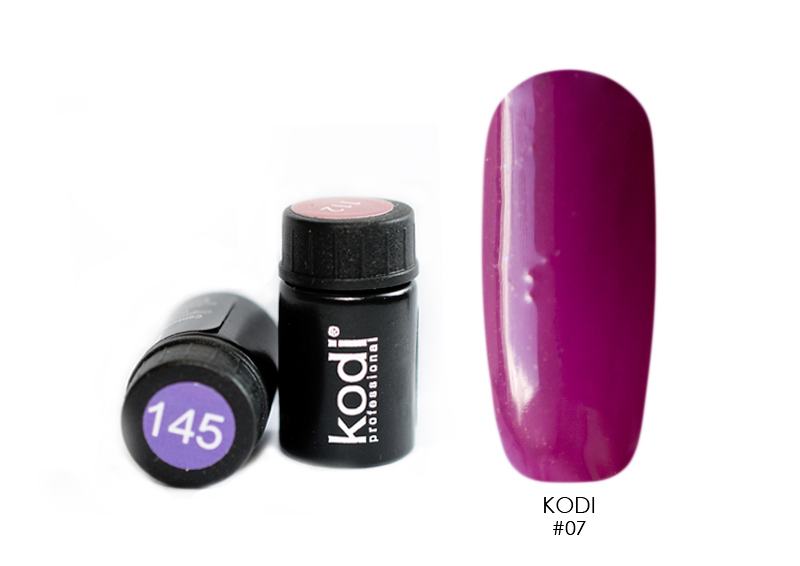 Kodi, цветная гель-краска биогель с липким слоем (№07), 4 мл