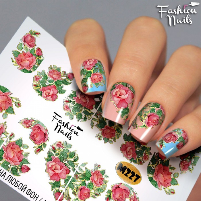 Fashion Nails, слайдер-дизайн "Metallic" №227