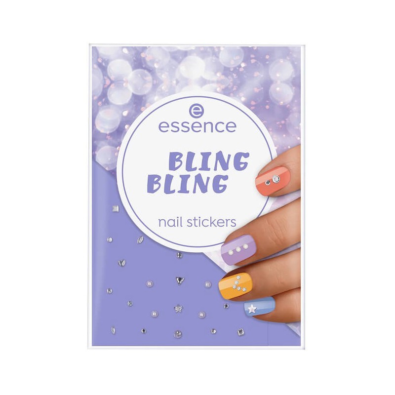 Essence, bling bling — наклейки для ногтей (стразы и жемчужины)
