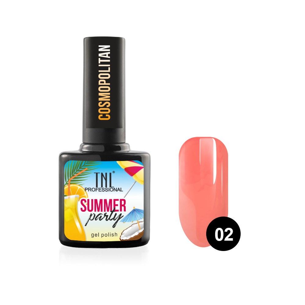 TNL, гель-лак (Cosmopolitan №02), 10 мл TNL, гель-лак (Cosmopolitan №02), 10 мл