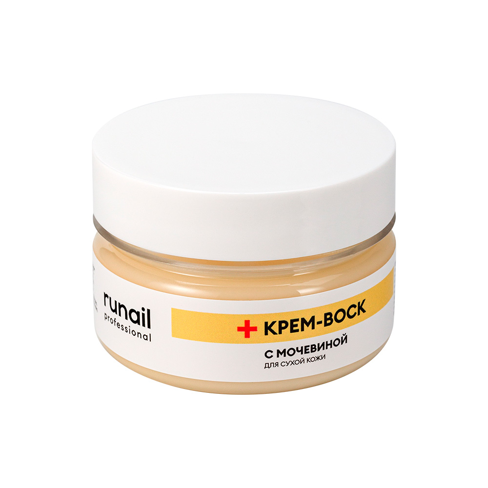 RuNail, крем-воск с мочевиной для сухой кожи №9777, 75 мл