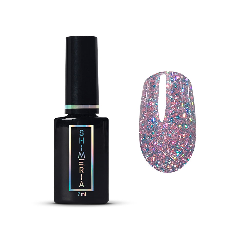 RuNail, Shimeria Holographic - гель-лак светоотражающий №9729, 7 мл